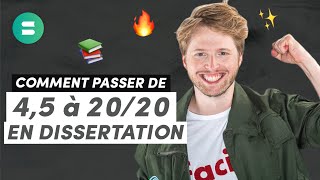 Comment faire une Dissertation et passer de 45 à 2020 📈 [upl. by Dalis]