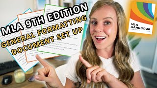 How to format your essays using MLA 9th edition [upl. by Susie]