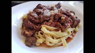 Stoofvlees recept  Italiaans stoofvlees uit de slowcooker  NLBE  Plezierindekeukennl [upl. by Ahsaz]