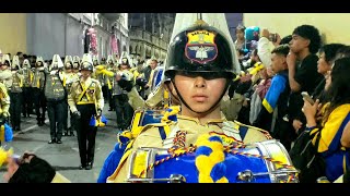 Desfile Pregón Centro Histórico de Quito 2024 – Bastoneras y Banda de Guerra Colegio Mejía [upl. by Carlstrom]