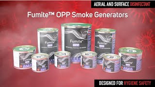 Fumite™ OPP Disinfectant Smoke Generators Octavius Hunt  Aerial and Surface Disinfectant [upl. by Anasus]