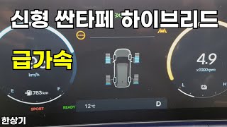 신형 싼타페 하이브리드 4WD 6인승 급가속2024 Hyundai Santa Fe Hybrid Acceleration  20231115 [upl. by Sosthena]