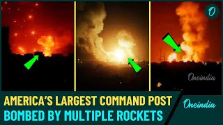 ‘Deadly’ Attack on US Largest Command Post in Syria Rocket Blitz Triggers Multiple Explosions [upl. by Costanzia]