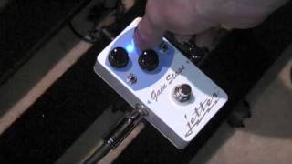 Jetter Gain Stage Blue Pedal Demo [upl. by Tolmann849]