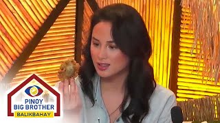 PBB Balikbahay Franki sinubukan ang ibat ibang Pinoy food [upl. by Chem]