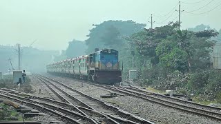 Kishoreganj Expres amp Surma Mail Train Crossing at Dhaka Cantonment Railway Station outer Rail gate [upl. by Canfield395]