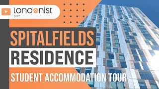 Londonist Spitalfields Residence Student Accommodation Tour [upl. by Enyawad875]