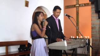 BENDECID SEÑOR LAS FAMILIAS cancion por la familia CORO CANTANDO CON MARIA [upl. by Llenwahs]