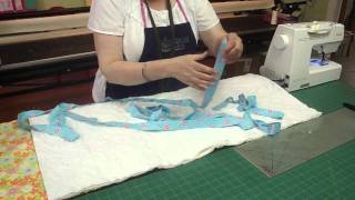 How To Bind a Quilt on a Sewing Machine with Jenny Doan of Missouri Star Instructional Video [upl. by Hillery]