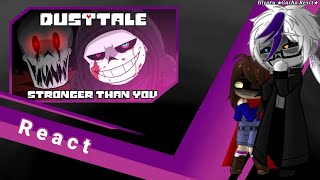 • Undertale React a DustTale stronger than you   Yamata41  🇧🇷🇺🇸 [upl. by Anaeg]