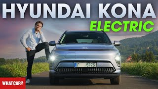 NEW Hyundai Kona Electric review – better than a Kia Niro EV  What Car [upl. by Sirois331]