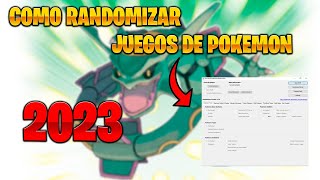 COMO RANDOMIZAR CUALQUIER JUEGO DE POKEMON en 2023 pokemon viral [upl. by Cock]