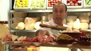 Gennaro Contaldo discusses the Jamie Oliver Jme antipasti platter [upl. by Ihdin467]