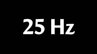 25 Hz Test Tone 1 Hour [upl. by Namyaw]