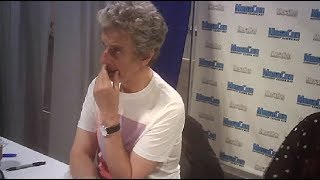 Peter Capaldi The Twelfth Doctor signing [upl. by Kentigerma312]