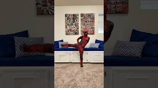 Little Kid Does Deadpool Dance With Some Help From Deadpool  youtubekids kidsvideo tiktok [upl. by Torrell]