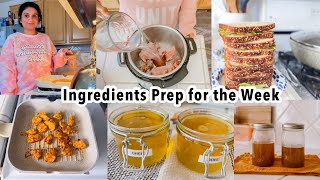 Ingredients Prep for the week Easy recipes to save time in the kitchen [upl. by Josepha308]