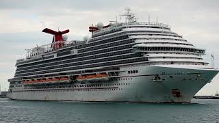 Carnival Vista Prepares for Drydock [upl. by Ahsieni]