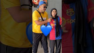 تحدي ريال مديرد ضد برشلونة ⚽️Real madrid vs barcelona🔥 mbappe ronaldo football shorts [upl. by Eedya]