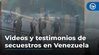 Revelan cómo colectivos chavistas secuestran a manifestantes y luego son desaparecidos en Venezuela [upl. by Arthur]