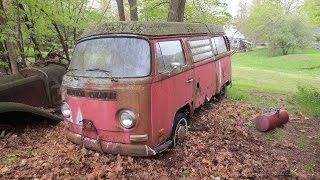 31 years in a field vw bus will it run [upl. by Connie99]