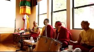 Garchen Rinpoche  White Dzambhala practice [upl. by Ahsened]