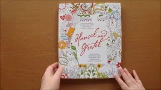 Hansel And Gretel by Fabiana Attanasio Colouring Book Flip through [upl. by Waldman]