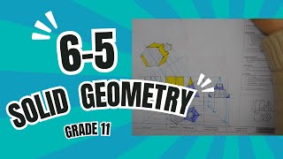 EGD Solid Geometry Gr11 Page 65  IGO Vaste Liggame [upl. by Llednahs212]