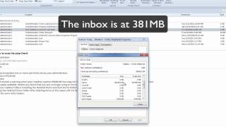 How to view folder size in Outlook 2010 [upl. by Adiaj619]