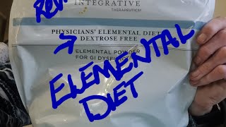 The Elemental Diet Review by Integrative quick but honest review going on 2 weeks [upl. by Aeduj]