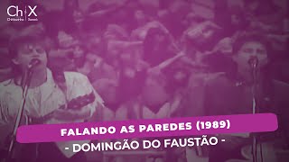 Chitãozinho amp Xororó  Falando às Paredes Domingão do Faustão 1989 [upl. by Anilev556]