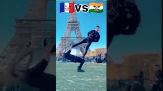 France🇫🇷vsIndia🇮🇳Competition 💪😈shorts france india competition power powerofindia [upl. by Aicylla]