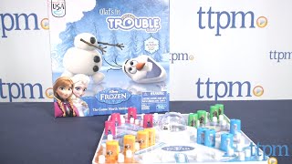 Disney Frozen Olafs in Trouble Game from Hasbro [upl. by Vatsug886]