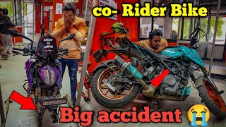 Ladakh Ride 😭  coRider Bike Big accident 🥹  Virudhunagar to Ladakh cancel 😱  episode 6 ￼ [upl. by Nahor]