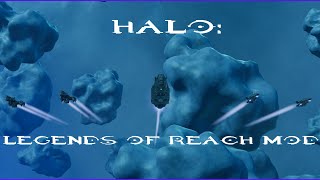 Legends of Reach HALO Ship Mod Trailer  HALO Ship Combat Game  A Nebulous Fleet Command Mod [upl. by Cherise802]