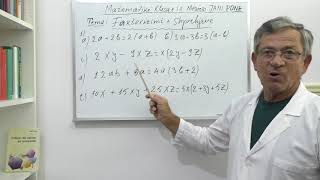 Faktorizimi shprehjeve 1  Ushtrime matematike te zgjidhura Klasa IX  Mesuesi Jani Pone [upl. by Aitnis469]