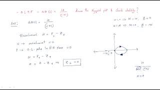 Nyquist plot  Stability  Example  Control Systems  Lec107 [upl. by Benita724]