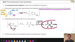 The Acetoacetic Ester Synthesis [upl. by Kwarteng480]