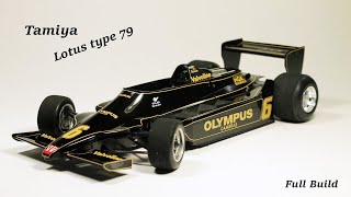 Tamiya 1978 Lotus type 79 120  Full Video Build [upl. by Deckert]