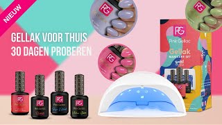 Pink Gellac  Gel Nagellak  Gellak voor thuis  30 dagen proberen [upl. by Poll]