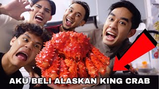 AKU BELI ALASKAN KING CRAB 😂 KETAM PALING MAHAL DI DUNIA 😱🦀 [upl. by Reckford]