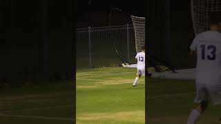 ⚽ From midfield  GOALLLLLLL oralrobertsuniversity oralroberts soccer collegesoccer [upl. by Aicinet]