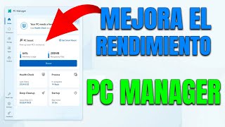 Cómo mejorar el rendimiento de tu PC con este programa PC MANAGER 2024 [upl. by Ahsyt]