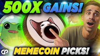 🔥Top 5 MEME Coins Ready to 500x in 2024 Dont Miss these BIG Gains  CRYPTOPRNR [upl. by Dominick]