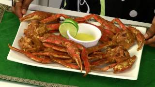 Grilled Alaskan Snow Crab or Tandoori Crabs Recipe [upl. by Honna]