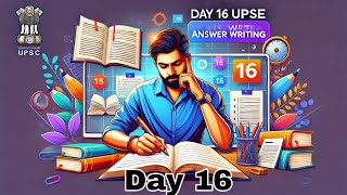 Day 16 UPSC CSE 2024 mains answer writing thewiseUP [upl. by Hsepid]