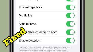 Enable Dictation Missing on iPhone iOS 1721173 Fixed [upl. by Oinotnaesoj]