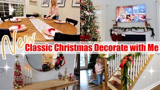 NEW CLASSIC CHRISTMAS DECORATE WITH ME 2024 TIFFANI BEASTON HOMEMAKING [upl. by Trout]