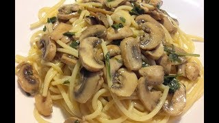 ✔️ Spaghettis aux champignons vegan [upl. by Mendes]