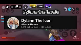 Most hated Roblox YouTuber DylannTheIcon [upl. by Anuahs]